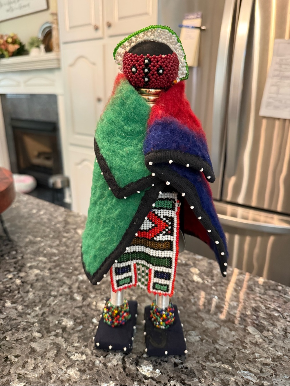 Ndebele South African Linga Koba Doll Handcrafted Ceremonial Initiation Doll